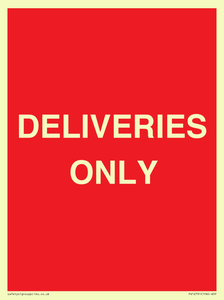 DELIVERIES ONLY